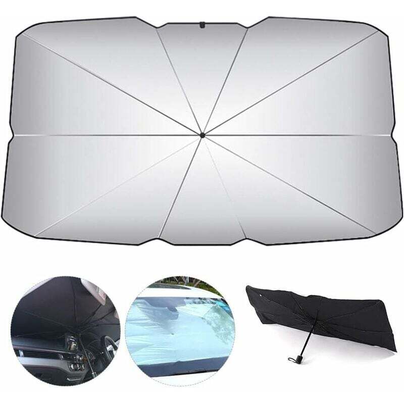 Ulisem Faltbarer Auto-sonnenschutz, Uv-schutz, Sonnenschutz Für Pkw, Lkw, Suv, 79 X 145 Cm