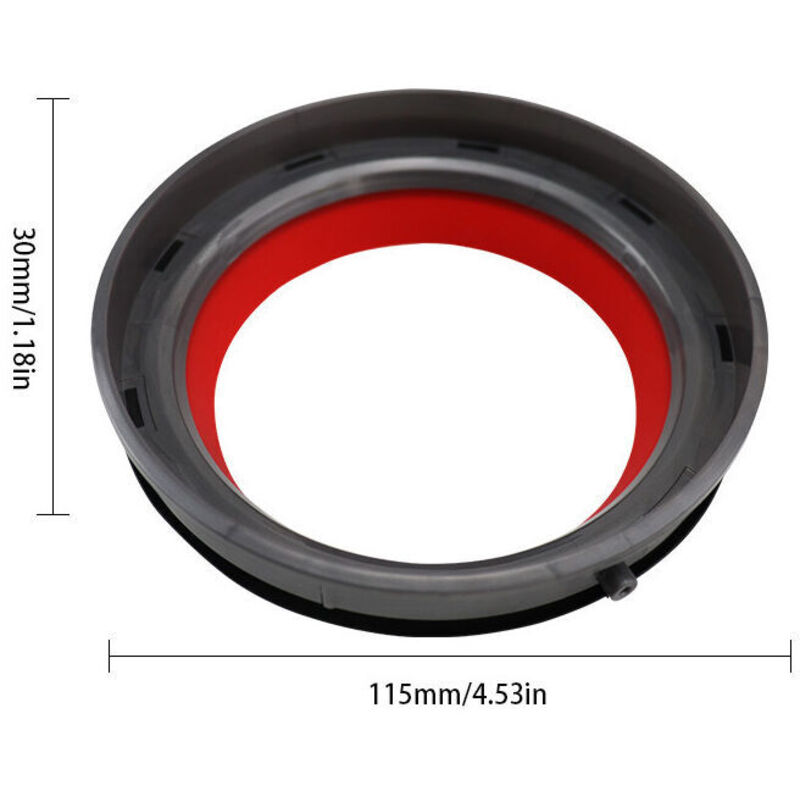 Kompatibler Dichtungsring Für Staubsauger, Weicher Gummidichtungsring Für Staubbehälter, 2-teiliges Set - Ulisem