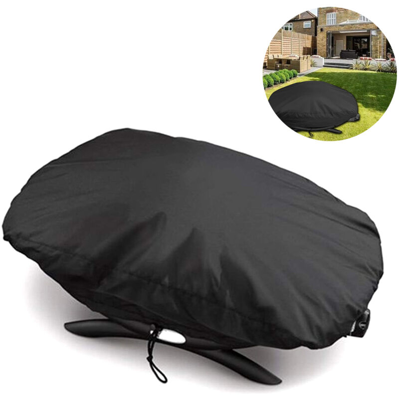 Wasserdichte Schutzhülle Für Grill, 67,1 X 44 X 32 Cm, Aus Pvc-beschichtetem Polyester -ulisem