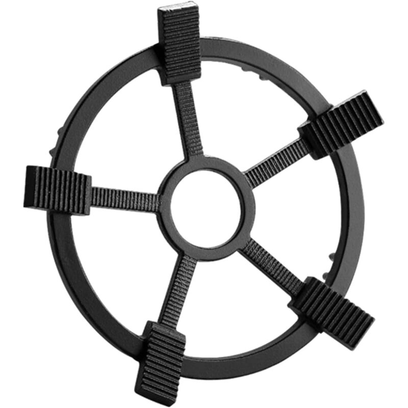 Hitzebeständiger Untersetzer Für Pfannen Und Kaffeekannen, Robustes Küchenaccessoire Aus Gusseisen, 20 Cm, Mattschwarz - Ulisem