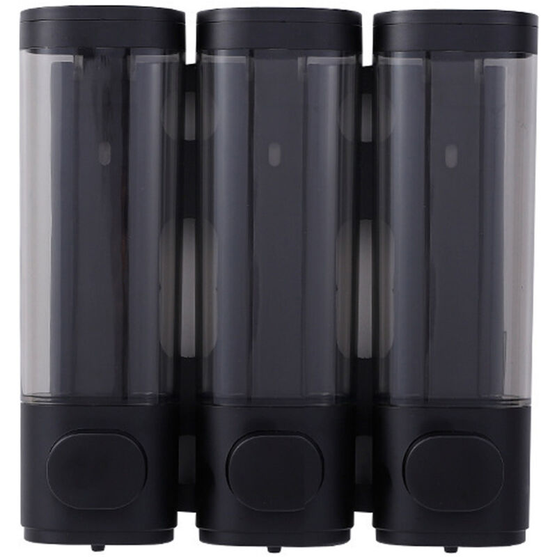 Wandmontierter Shampoo-halter, Kein Bohren Erforderlich, 3er-set Praktischer Spender Fürs Badezimmer, Elegantes Design Und Platzsparend – Ulisem