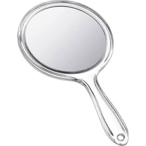 Doppelseitiger Kosmetikspiegel (1x Und 2x) Mit Ergonomischem Griff, Hochauflösendem Glas, Für Den Täglichen Gebrauch Und Auf Reisen – Ulisem
