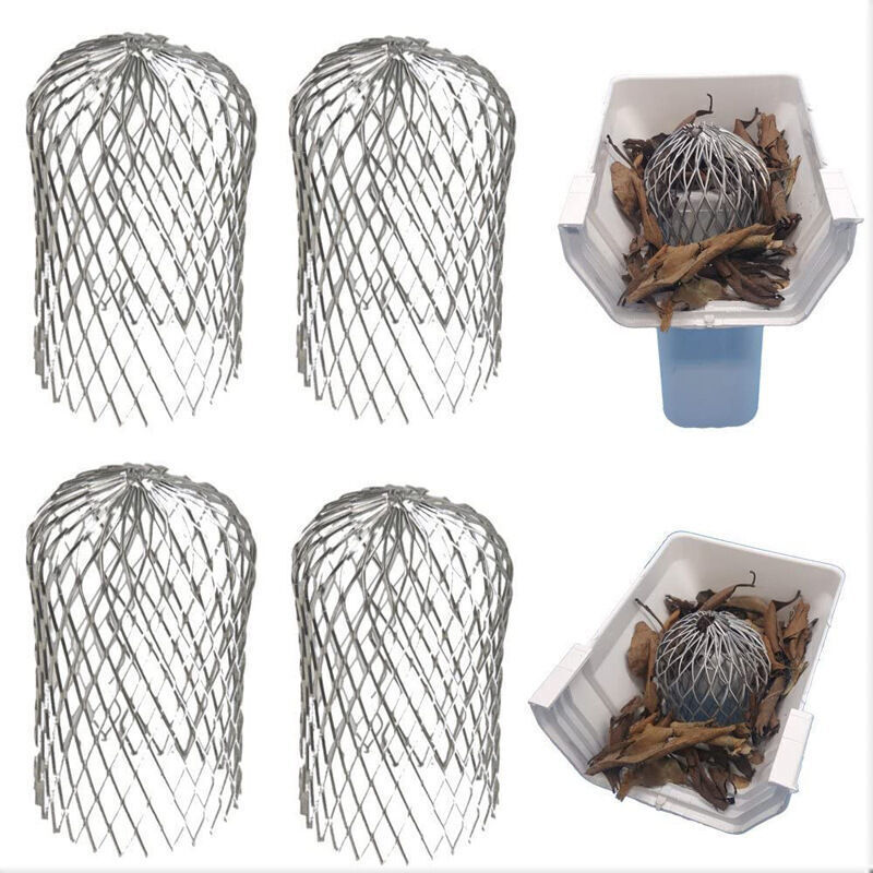 Aluminium-dachrinnenfilter, 4er-set, Laubschutz, Dachrinnenentwässerungssystem - Ulisem
