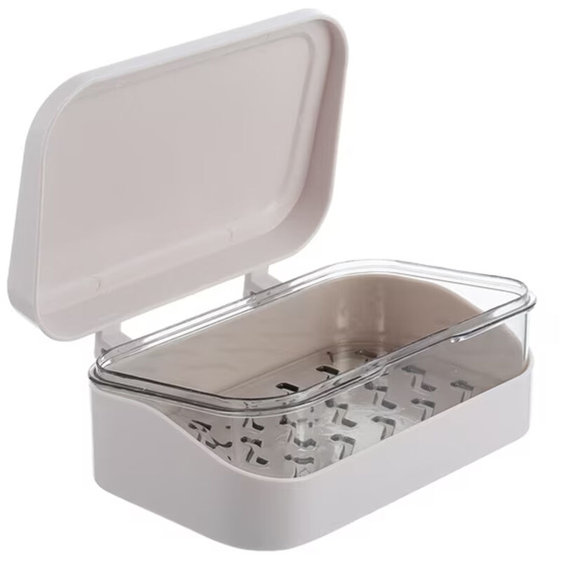 Seifenschale Und Mehrzweck-aufbewahrungsbox, Strapazierfähiger Kunststoff, Reiseetui Mit Deckel Und Integriertem Abtropfgitter, 4-teilig - Ulisem
