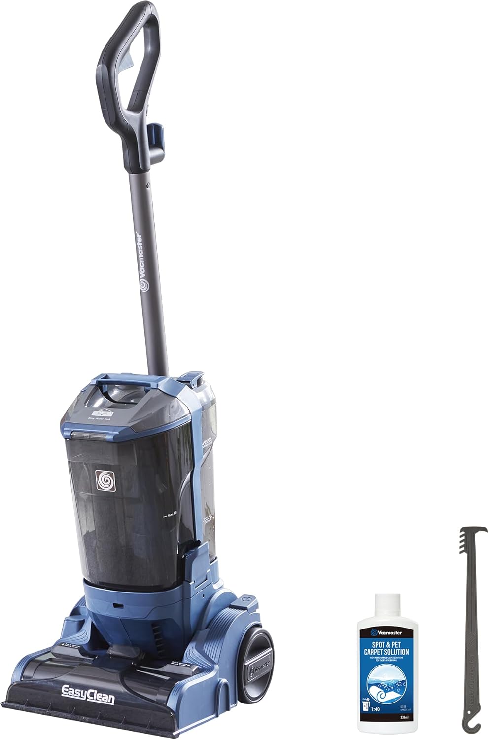 Vacmaster Teppichreiniger Mit Doppelbürstenwalzen Leistungsstarker 750 W-motor Große Reinigungsfläche – Ideal Für Teppiche, Treppen, Polster & Tierhaare Schnelltrocknung 3,2 L Frischwassertank