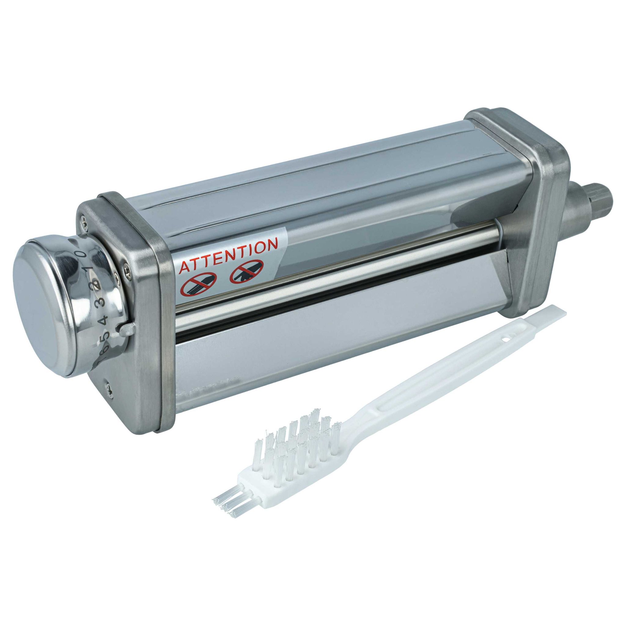 Vhbw Nudelaufsatz Ersatz Für Kitchenaid 5ksmpsa Für Küchenmaschine Pasta Roller + Reinigungsbürste, Edelstahl
