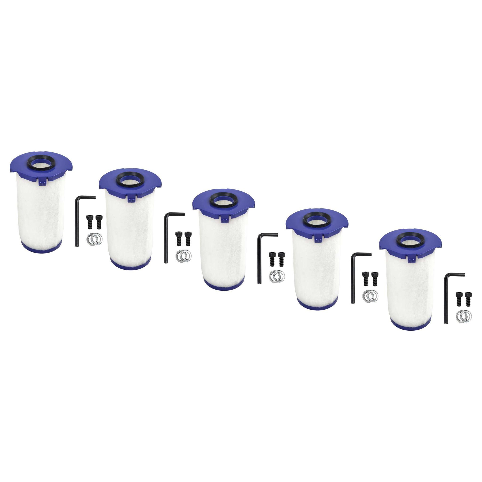 Vhbw 5x Hepa Filter Ersatz Für Dyson 970528-01 Für Händetrockner H13, Weiß Lila
