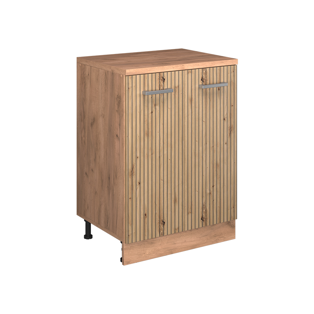 Erweiterungsschrank Rion, Artisan-eiche/goldkraft Eiche, 60 X 46 Cm Ohne Schräge Mit 2 Türen, Vicco