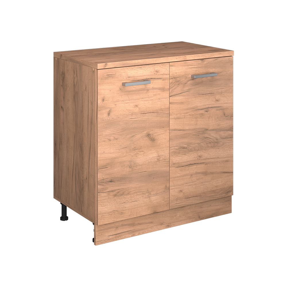 Erweiterungsschrank Rion, Goldkraft Eiche/goldkraft Eiche, 80 X 46 Cm Ohne Schräge Mit 2 Türen, Vicco