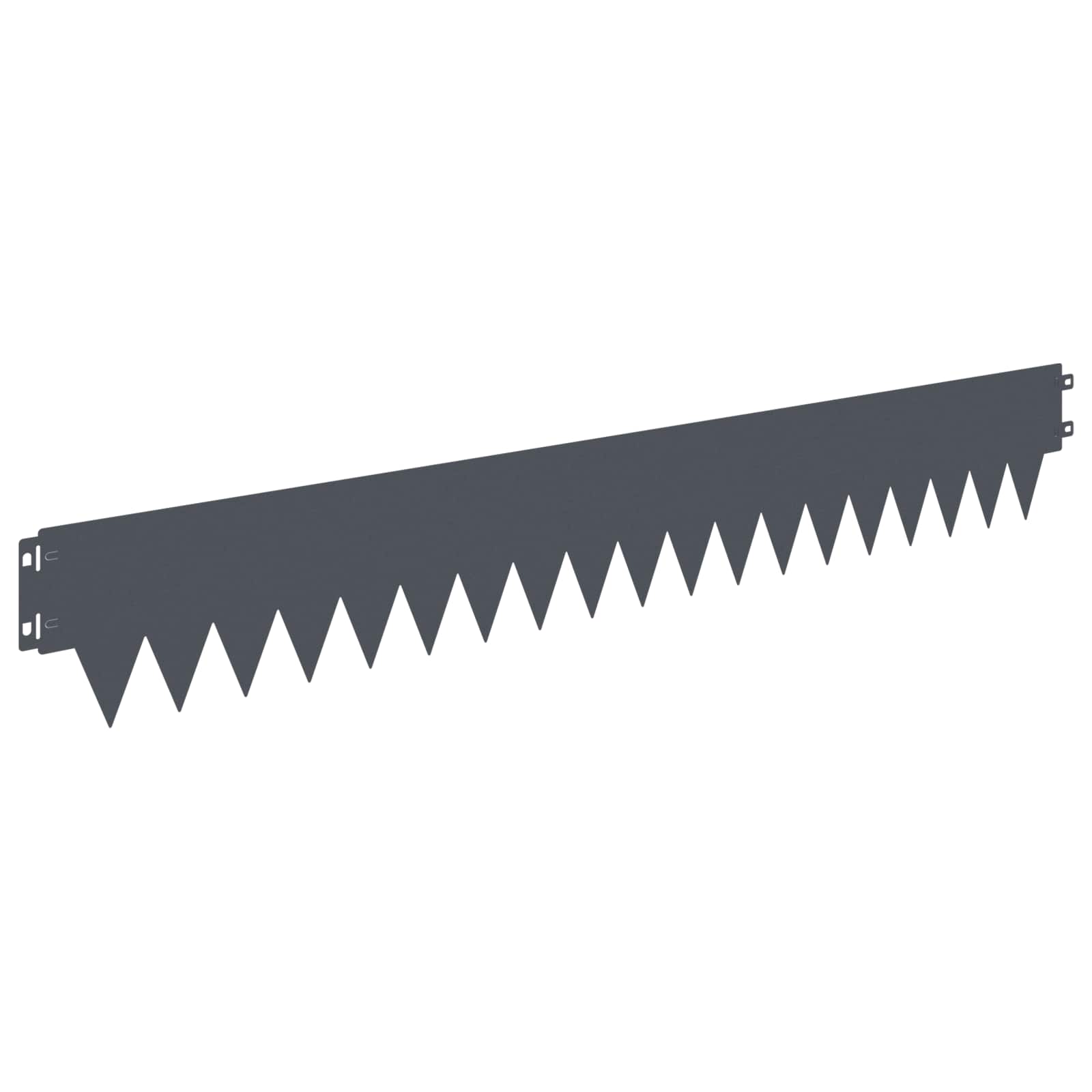 Vidaxl Lawn Edging 50 Pcs 103 X 15 Cm Steel Anthracite