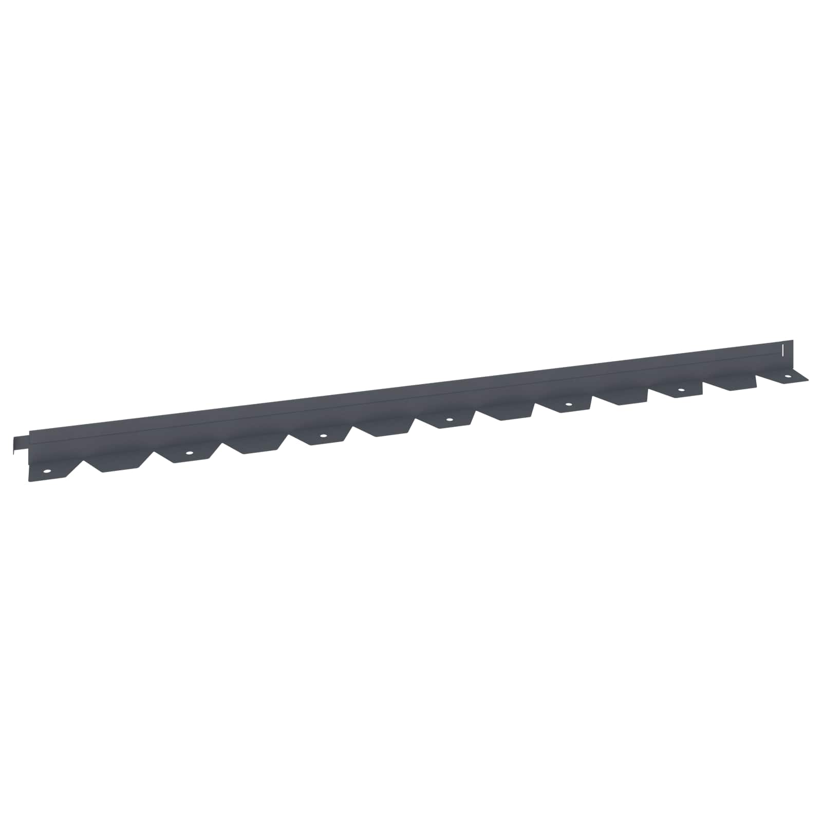 Vidaxl Lawn Edging 10 Pcs 102 X 4 X 4 Cm Steel Anthracite