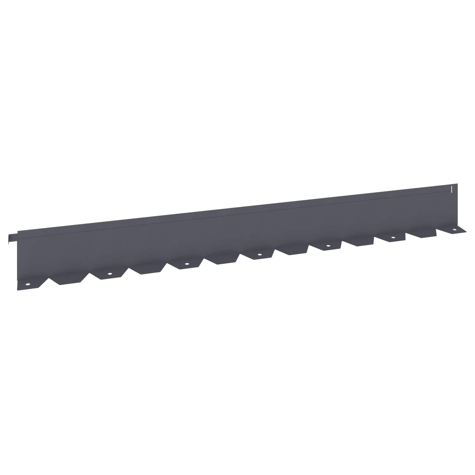 Vidaxl Lawn Edging 30 Pcs 102 X 10 X 4 Cm Steel Anthracite