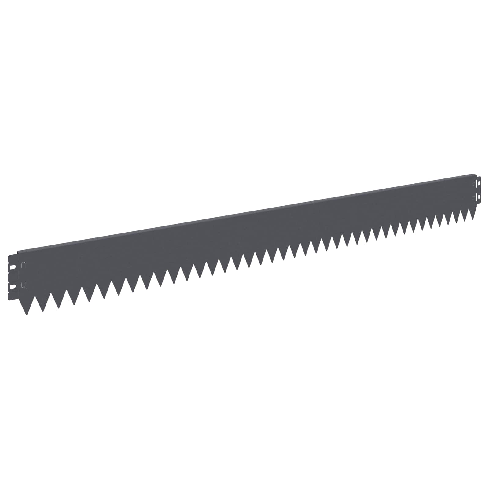 Vidaxl Lawn Edging 50 Pcs 103 X 10 Cm Steel Anthracite