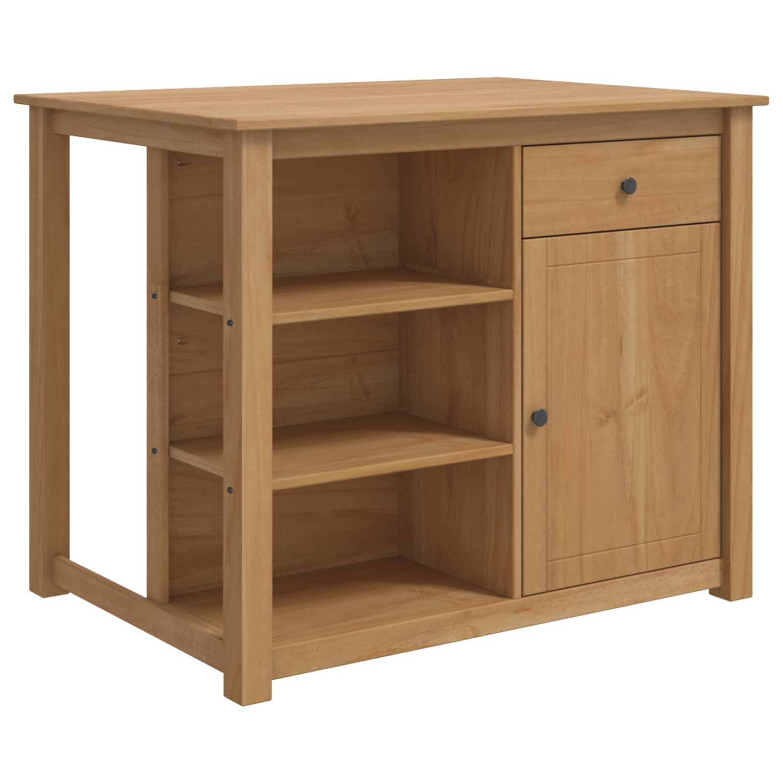 Kücheninsel Set 2 Stk. Panama Honigwachs 112 X 77 X 90 Cm Vidaxl