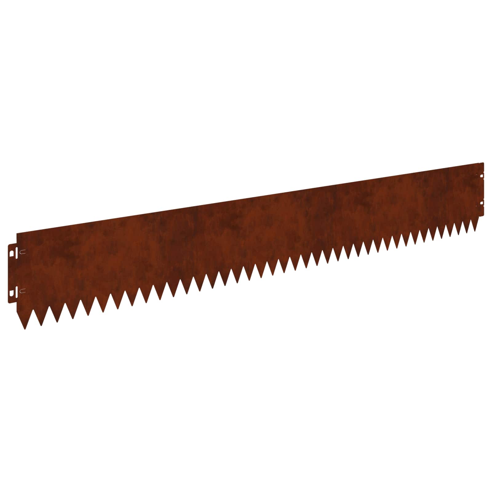 Vidaxl Lawn Edging 30 Pcs 103 X 15 Cm Steel Rusty