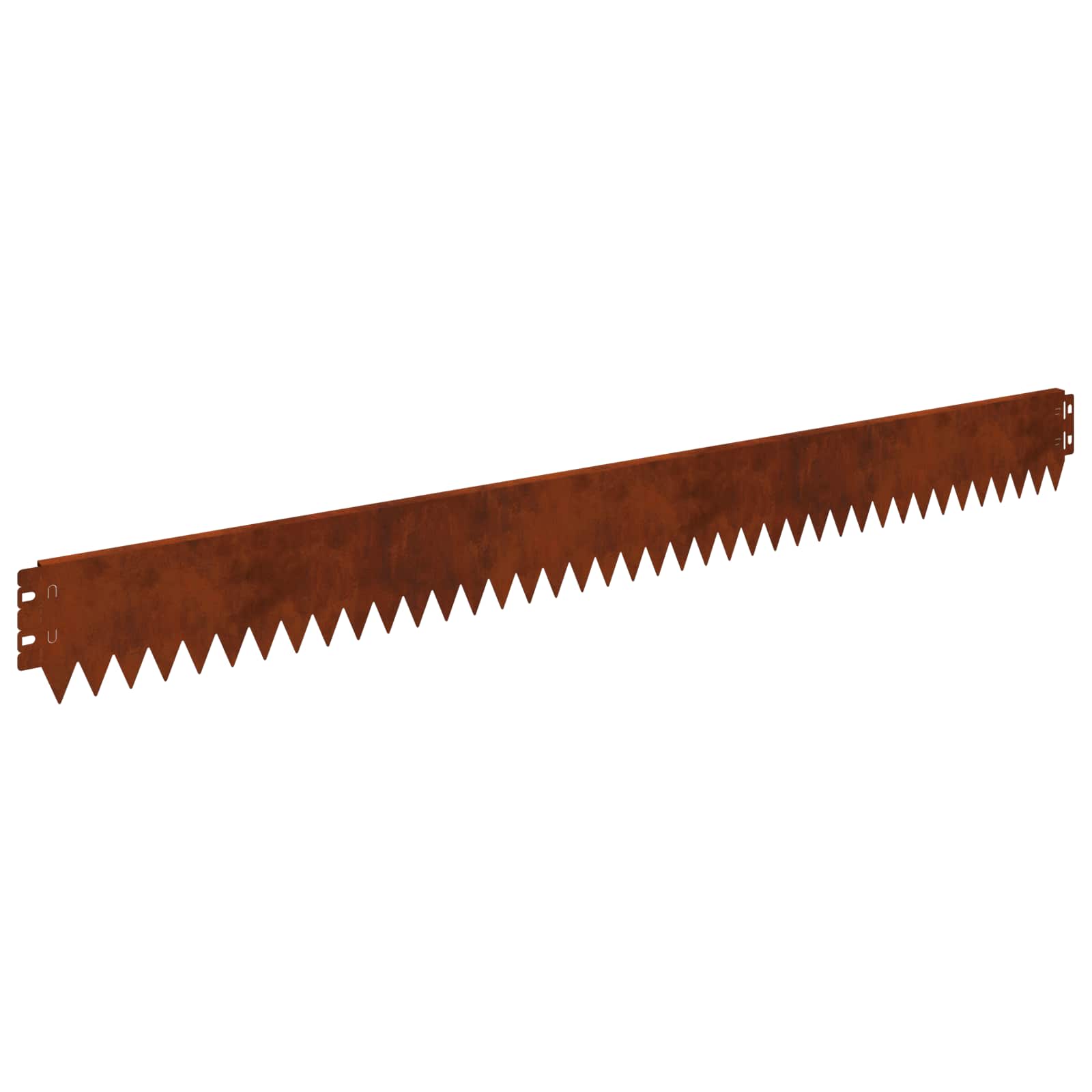 Vidaxl Lawn Edging 20 Pcs 103 X 10 Cm Steel Rusty