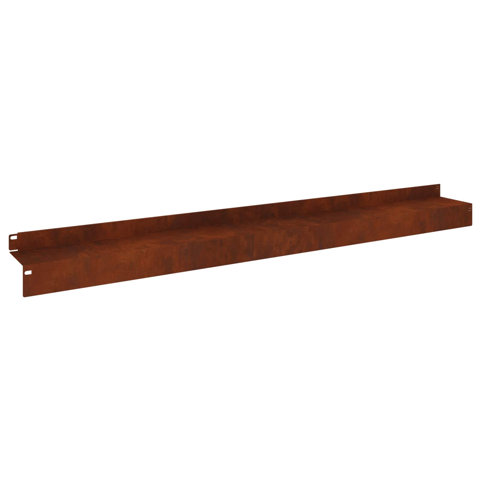 Vidaxl Lawn Edging 10 Pcs 100 X 10 X 8 Cm Steel Rusty