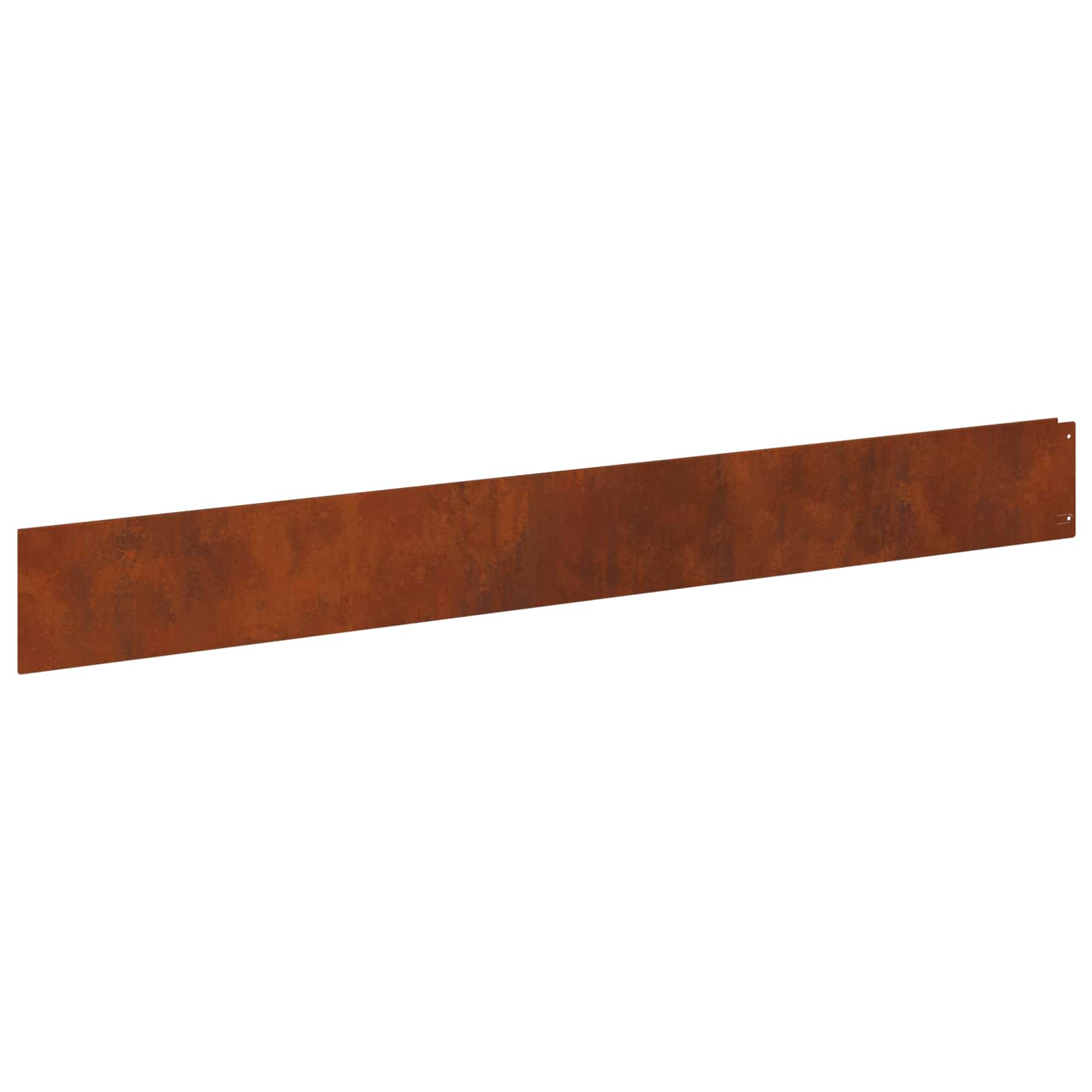 Vidaxl Lawn Edging 50 Pcs 100 X 12 Cm Steel Rusty