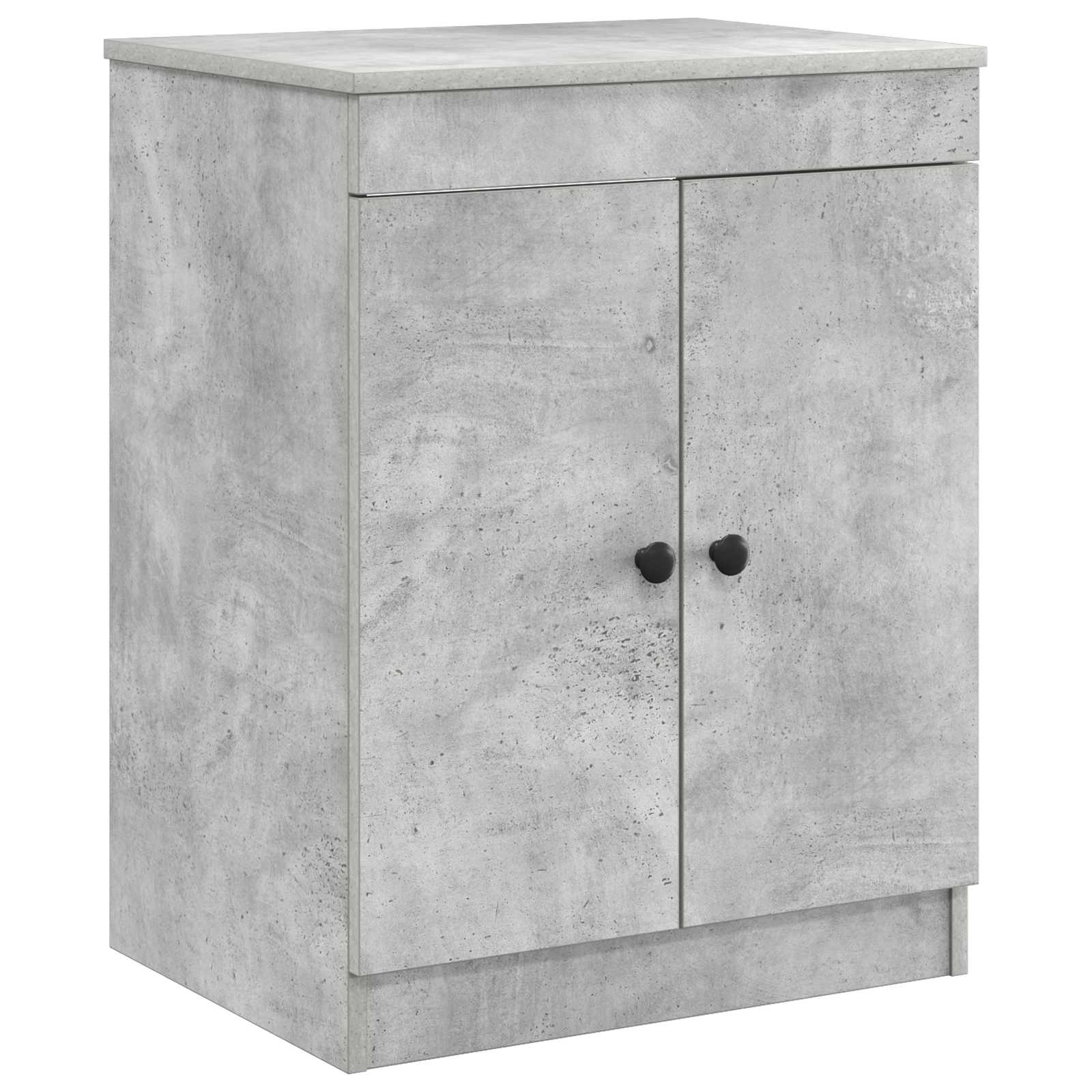 Vidaxl Bathroom Cabinet Concrete Grey 54 X 41 X 70 Cm Engineered Wood