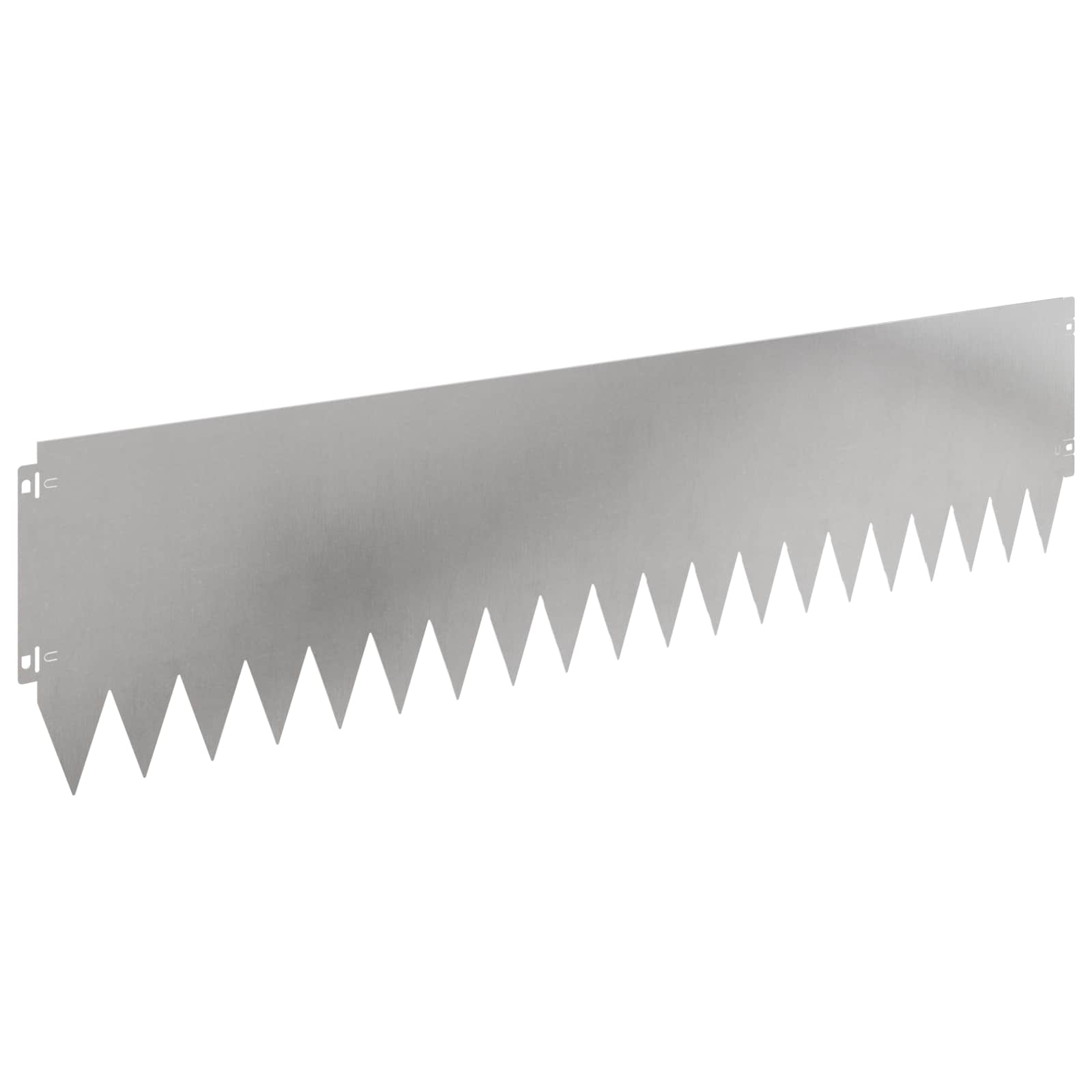 Rasenkante 20 Stk. 103 X 25 Cm Stahl Silber Vidaxl