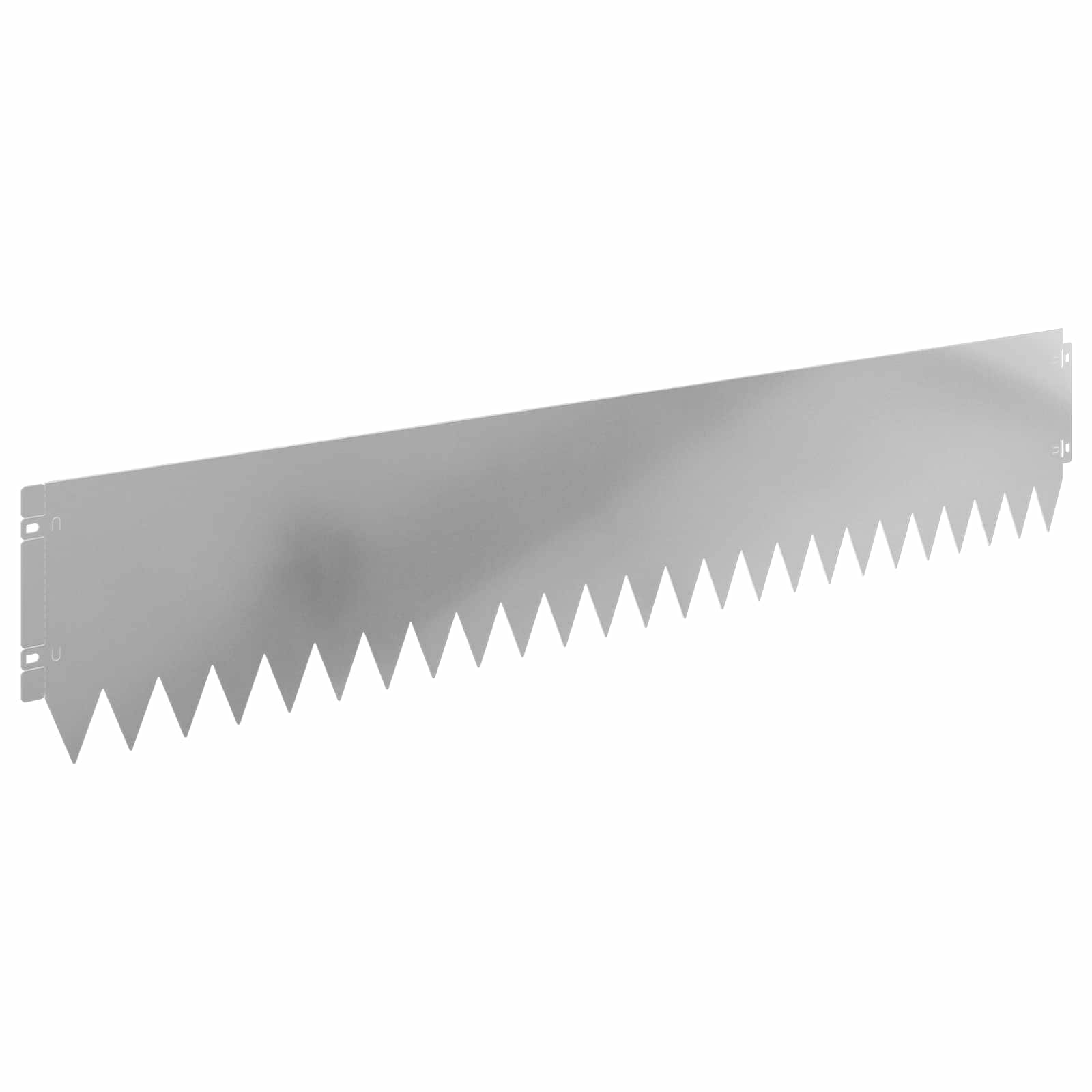 Vidaxl Lawn Edging 20 Pcs 103 X 20 Cm Steel Silver