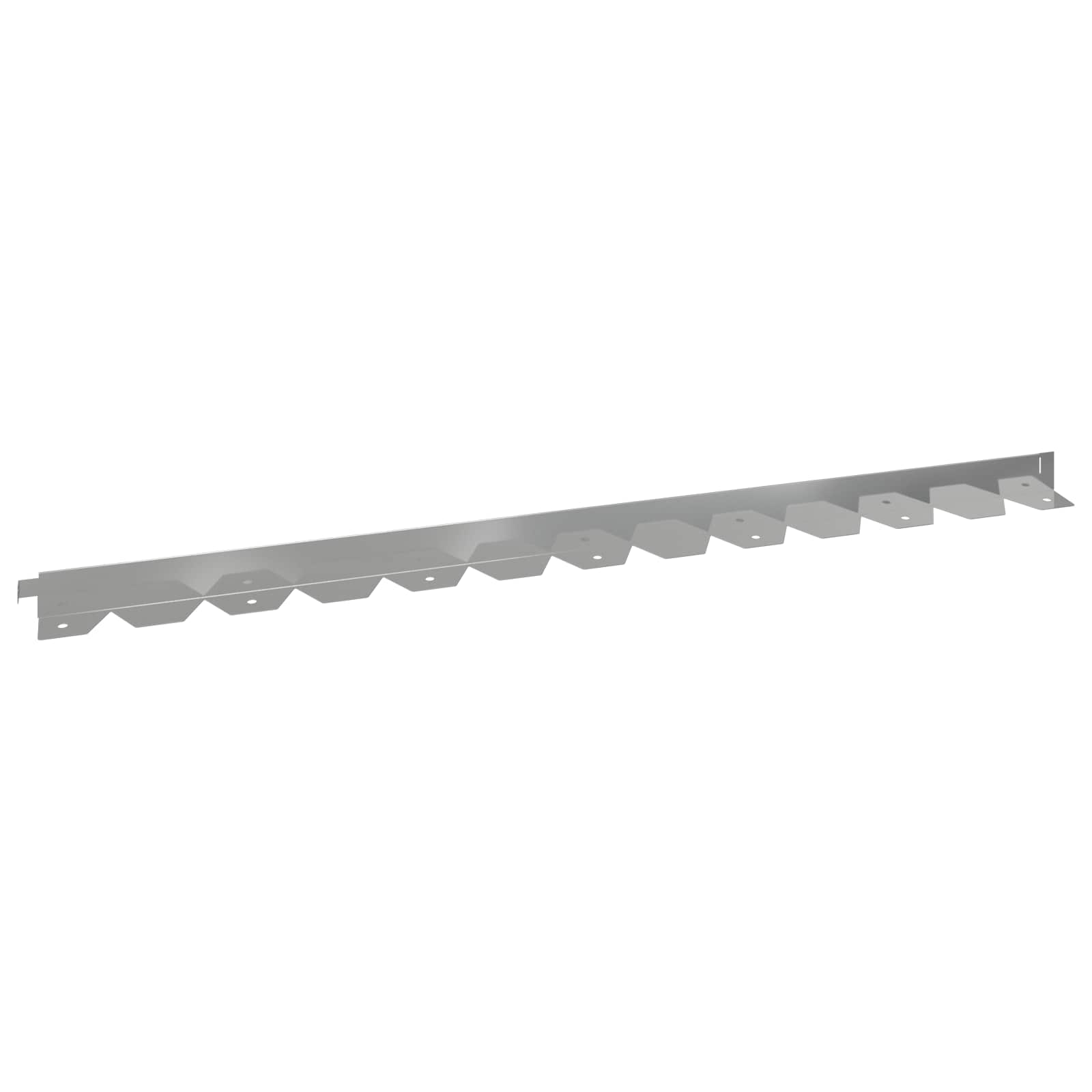 Vidaxl Lawn Edging 10 Pcs 102 X 4 X 4 Cm Steel Silver