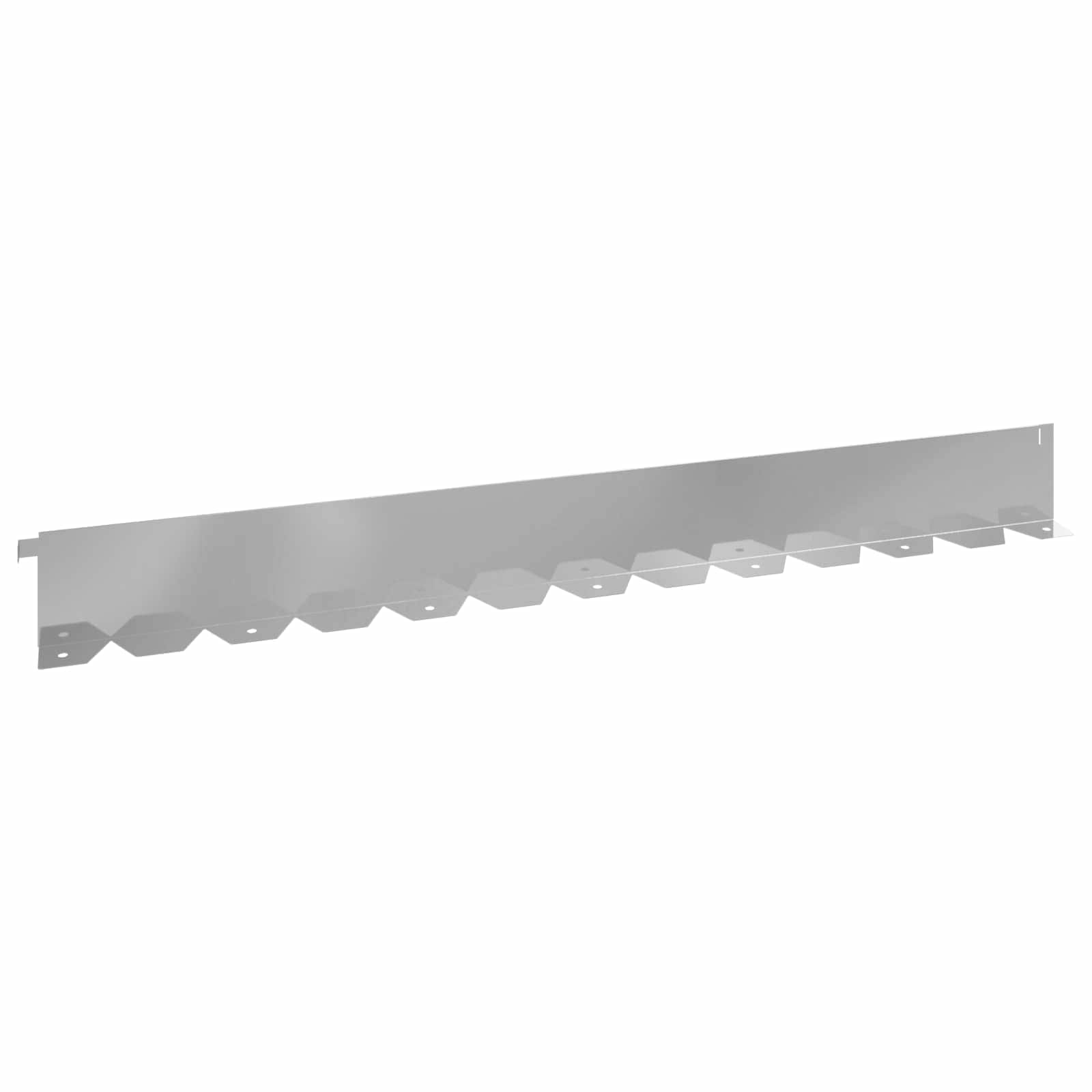 Vidaxl Lawn Edging 10 Pcs 102 X 10 X 4 Cm Steel Silver