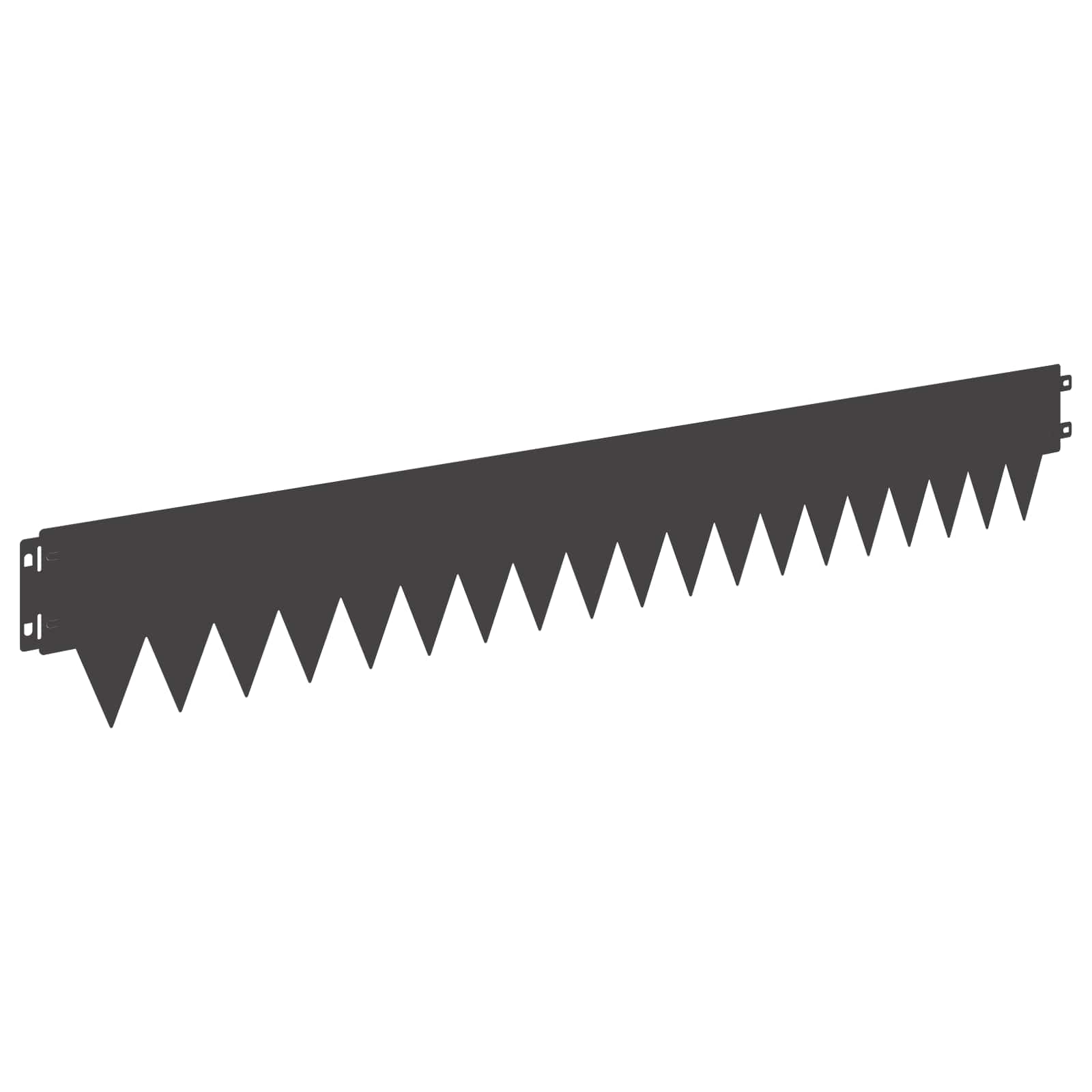 Vidaxl Lawn Edging 50 Pcs 103 X 15 Cm Steel Black
