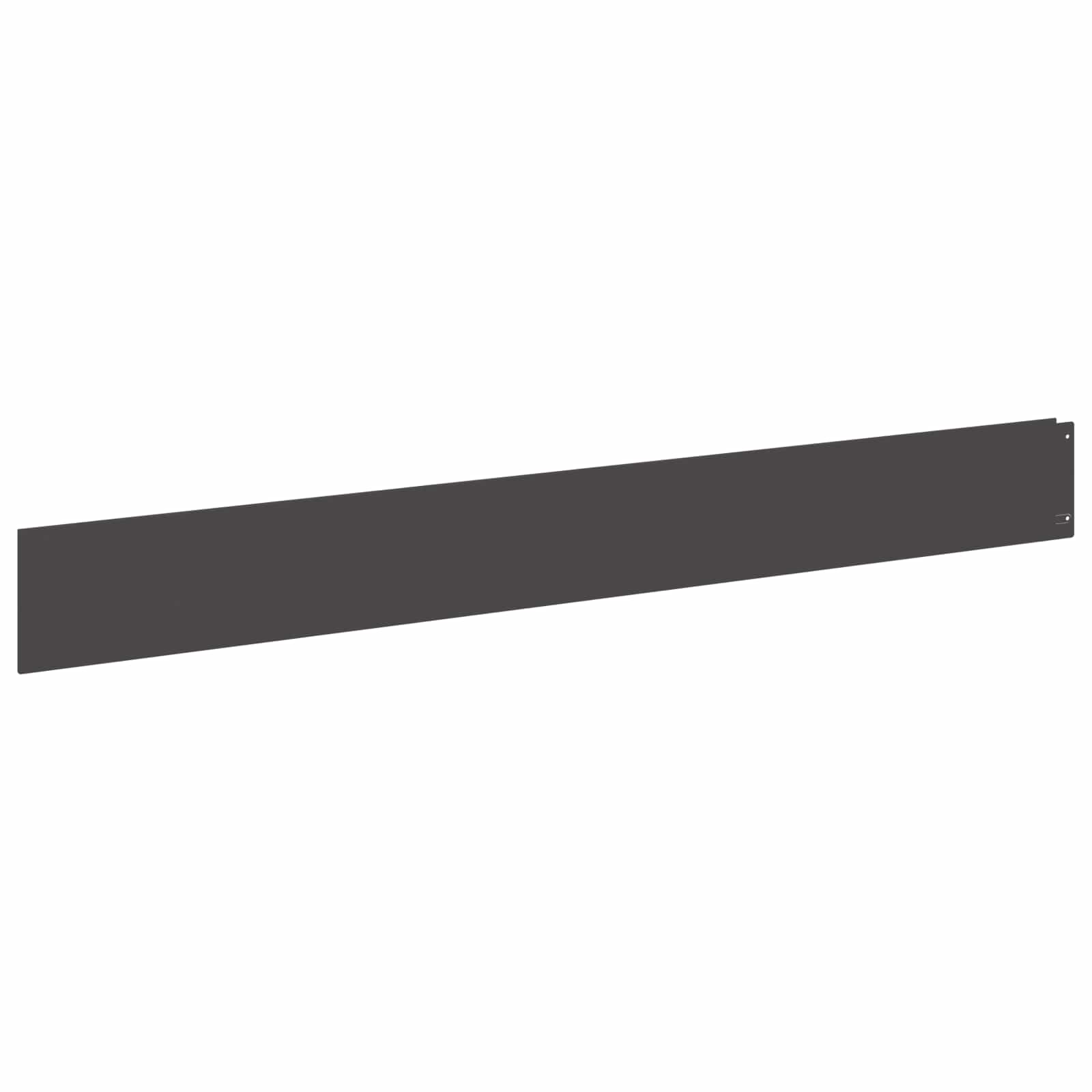 Vidaxl Lawn Edging 20 Pcs 100 X 12 Cm Steel Black