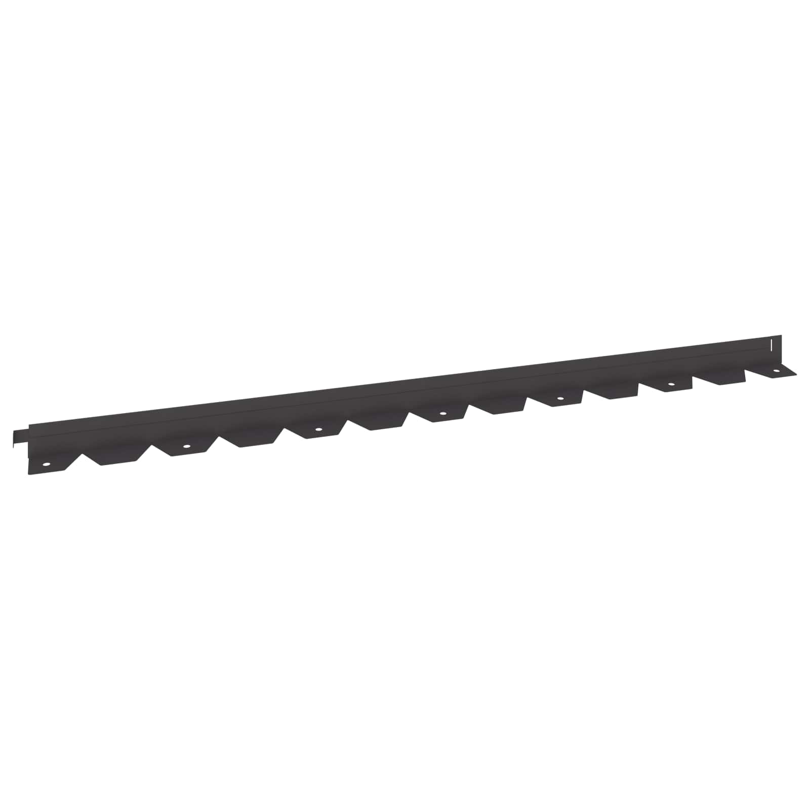 Vidaxl Lawn Edging 20 Pcs 102 X 4 X 4 Cm Steel Black