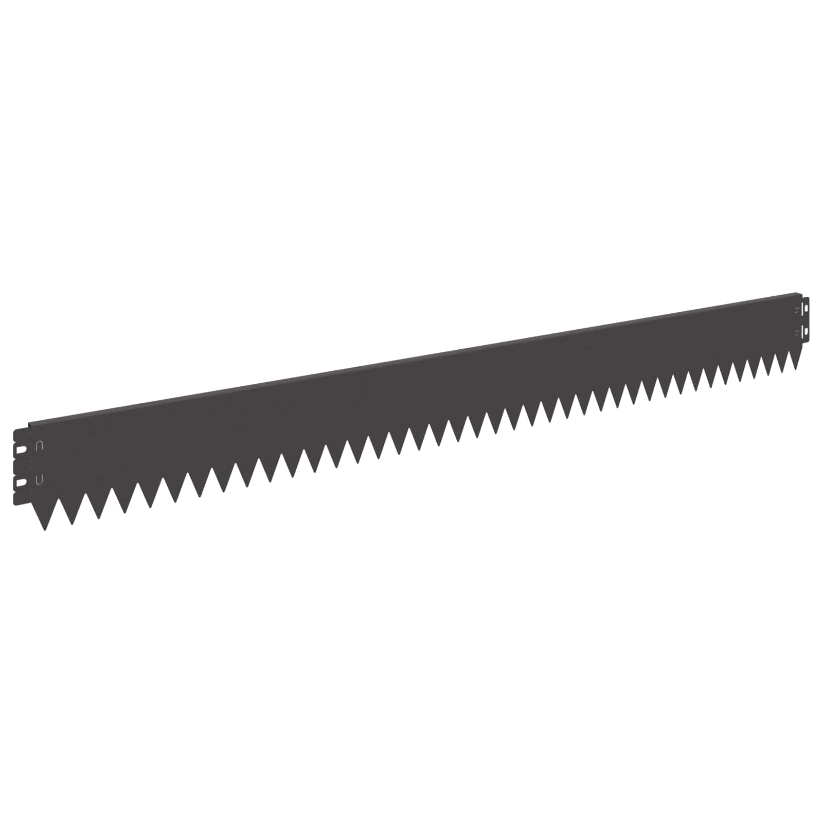 Vidaxl Lawn Edging 30 Pcs 103 X 10 Cm Steel Black