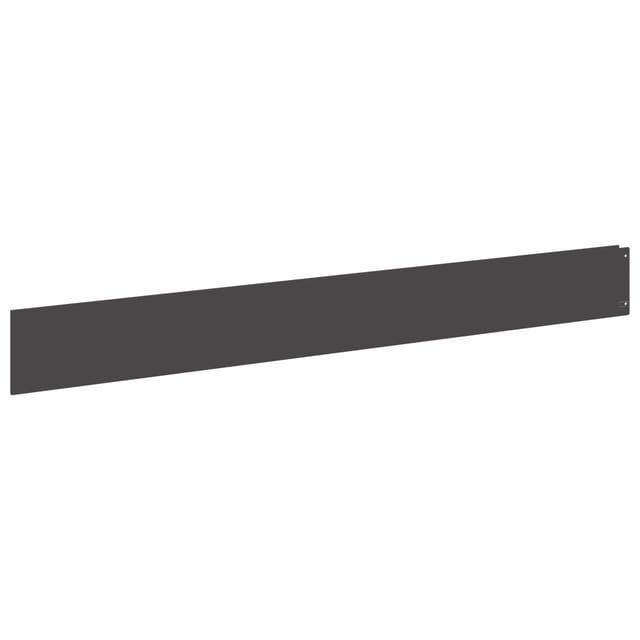 Vidaxl Lawn Edging 50 Pcs 100 X 12 Cm Steel Black