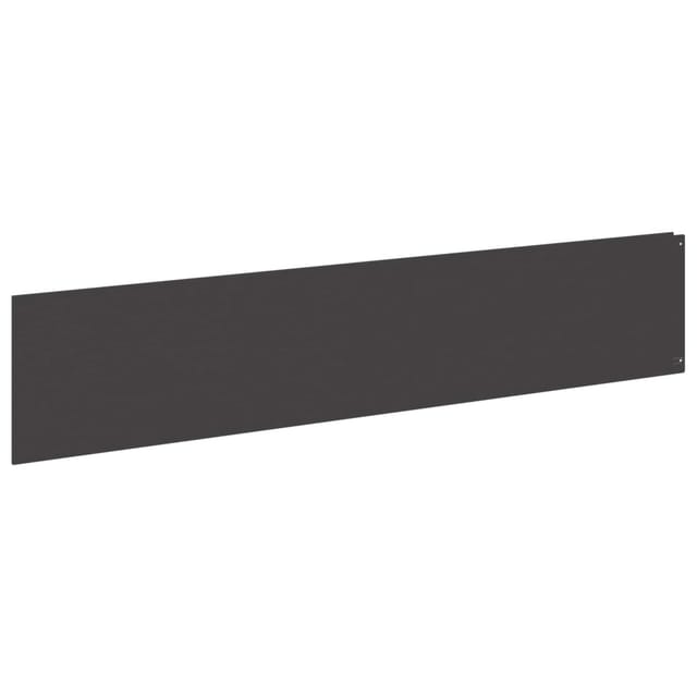 Vidaxl Lawn Edging 20 Pcs 100 X 22 Cm Steel Black