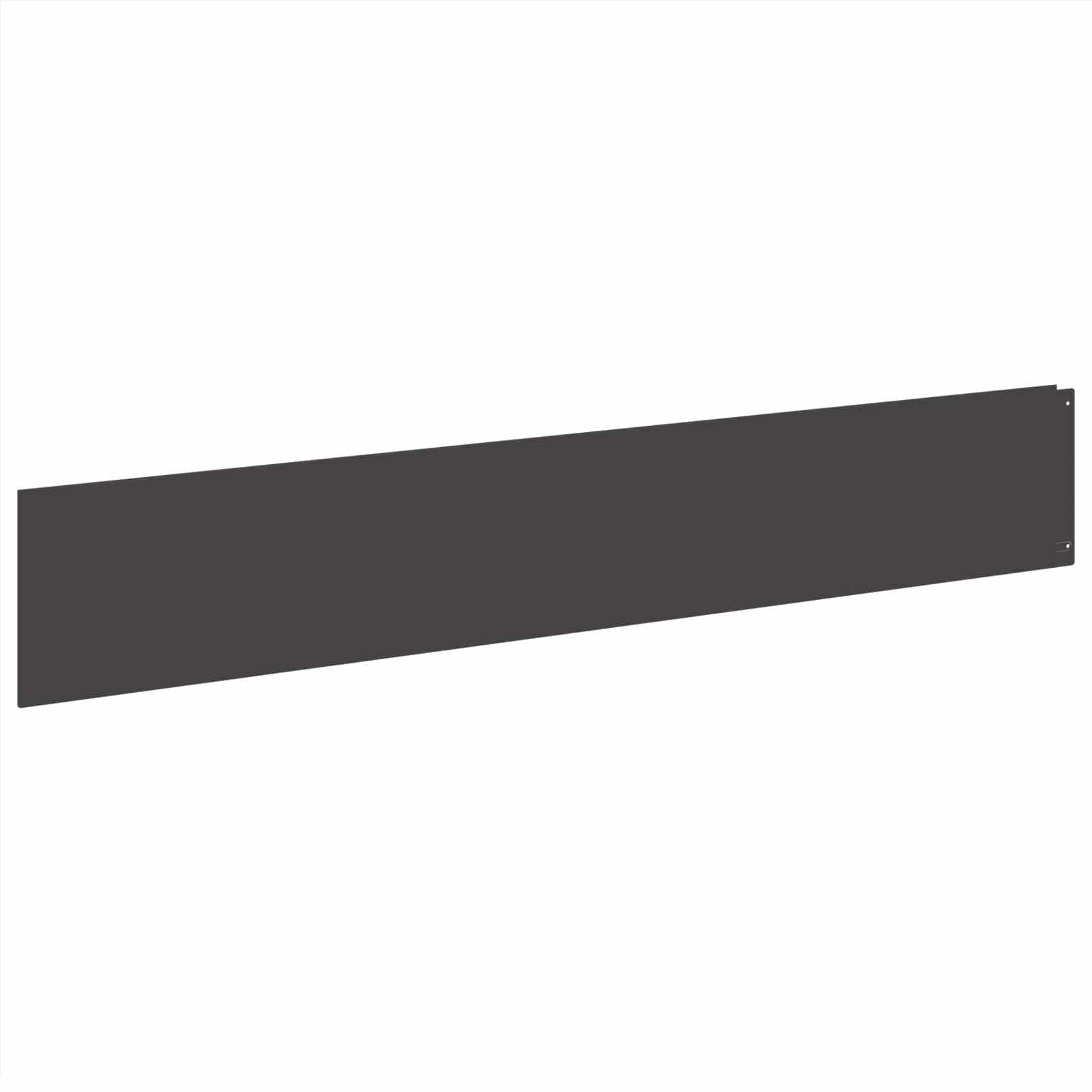 Vidaxl Lawn Edging 20 Pcs 100 X 18 Cm Steel Black
