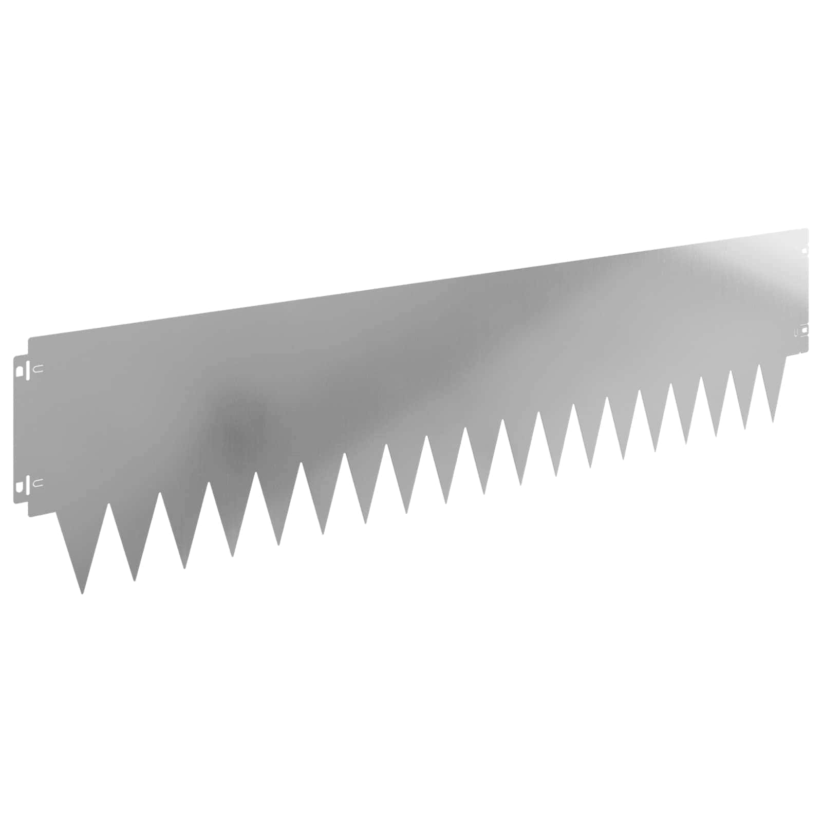 Rasenkante 30 Stk. 103 X 25 Cm Stahl Silber Vidaxl