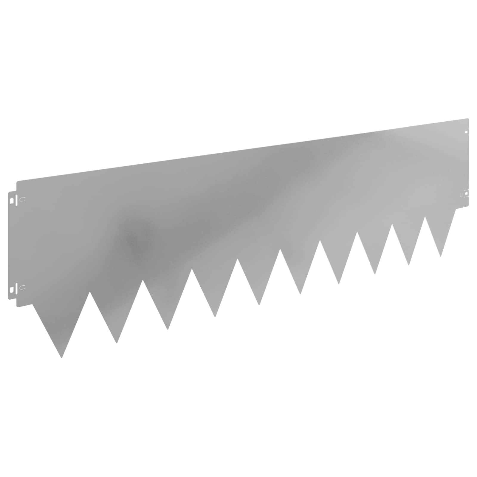 Vidaxl Lawn Edging 20 Pcs 103 X 30 Cm Steel Silver