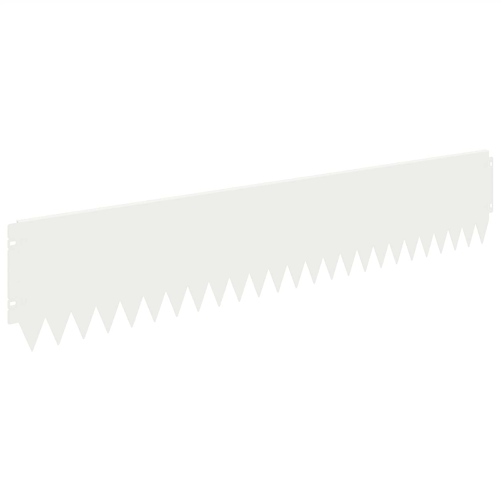 Vidaxl Lawn Edging 20 Pcs 103 X 20 Cm Steel White