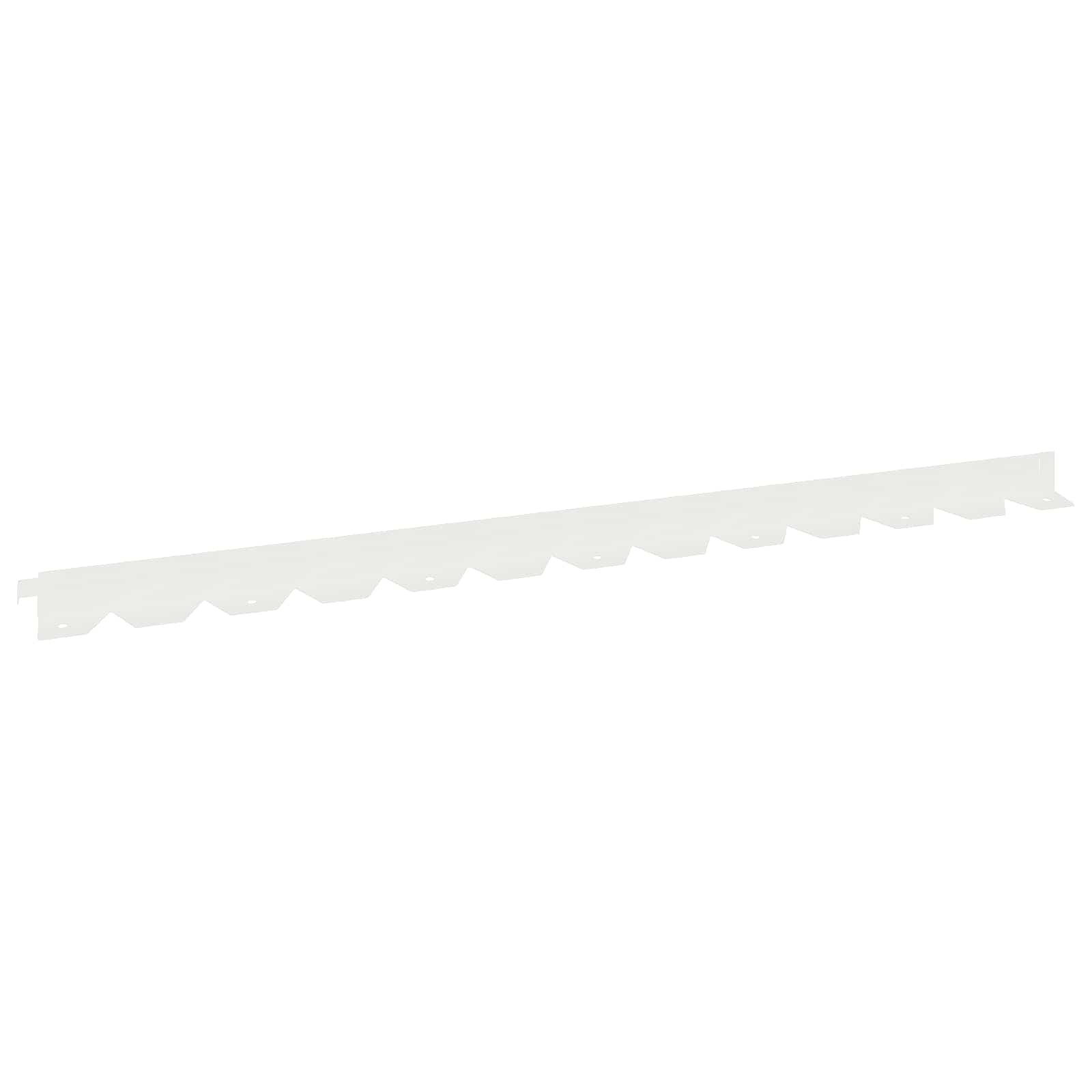 Vidaxl Lawn Edging 30 Pcs 102 X 4 X 4 Cm Steel White