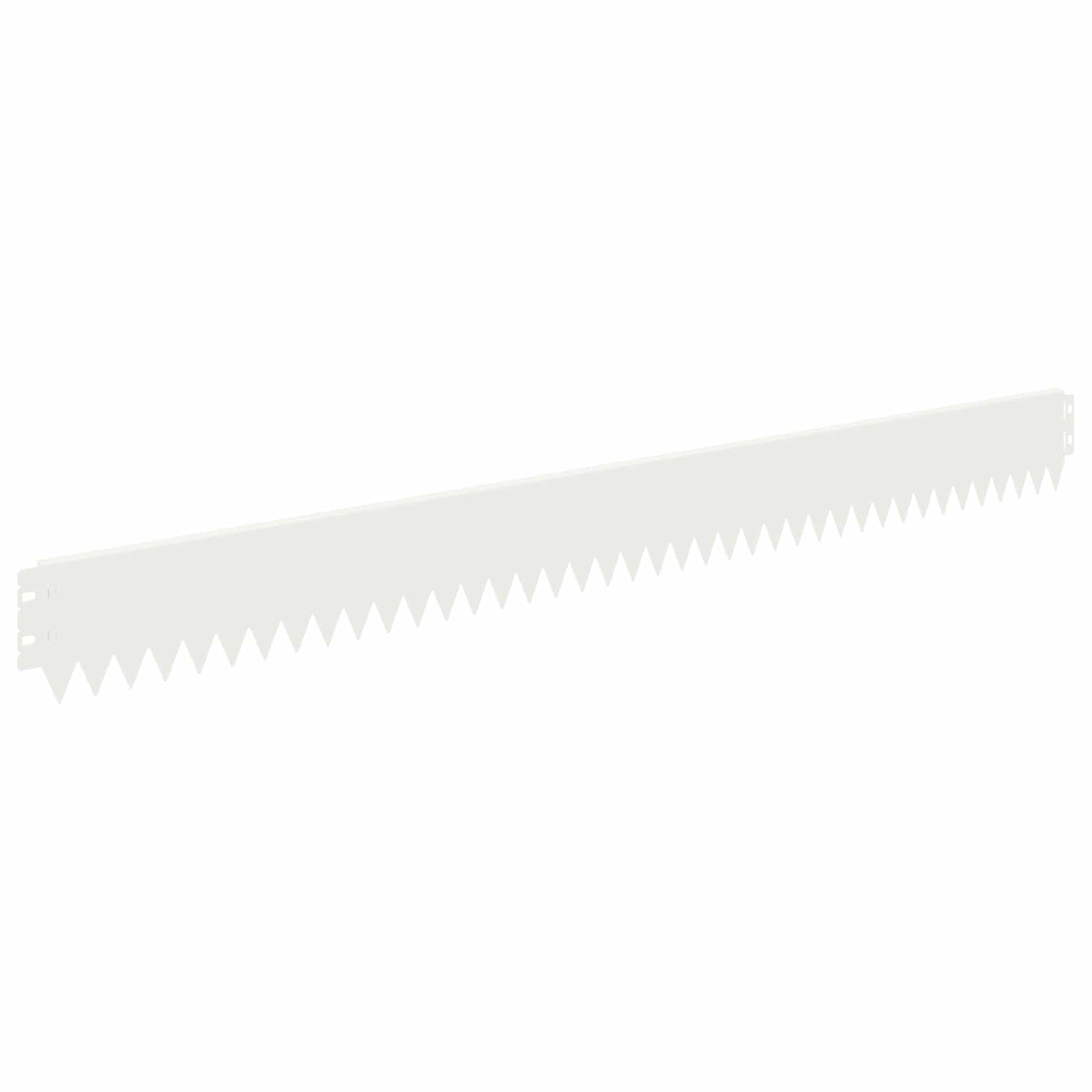 Vidaxl Lawn Edging 10 Pcs 103 X 10 Cm Steel White