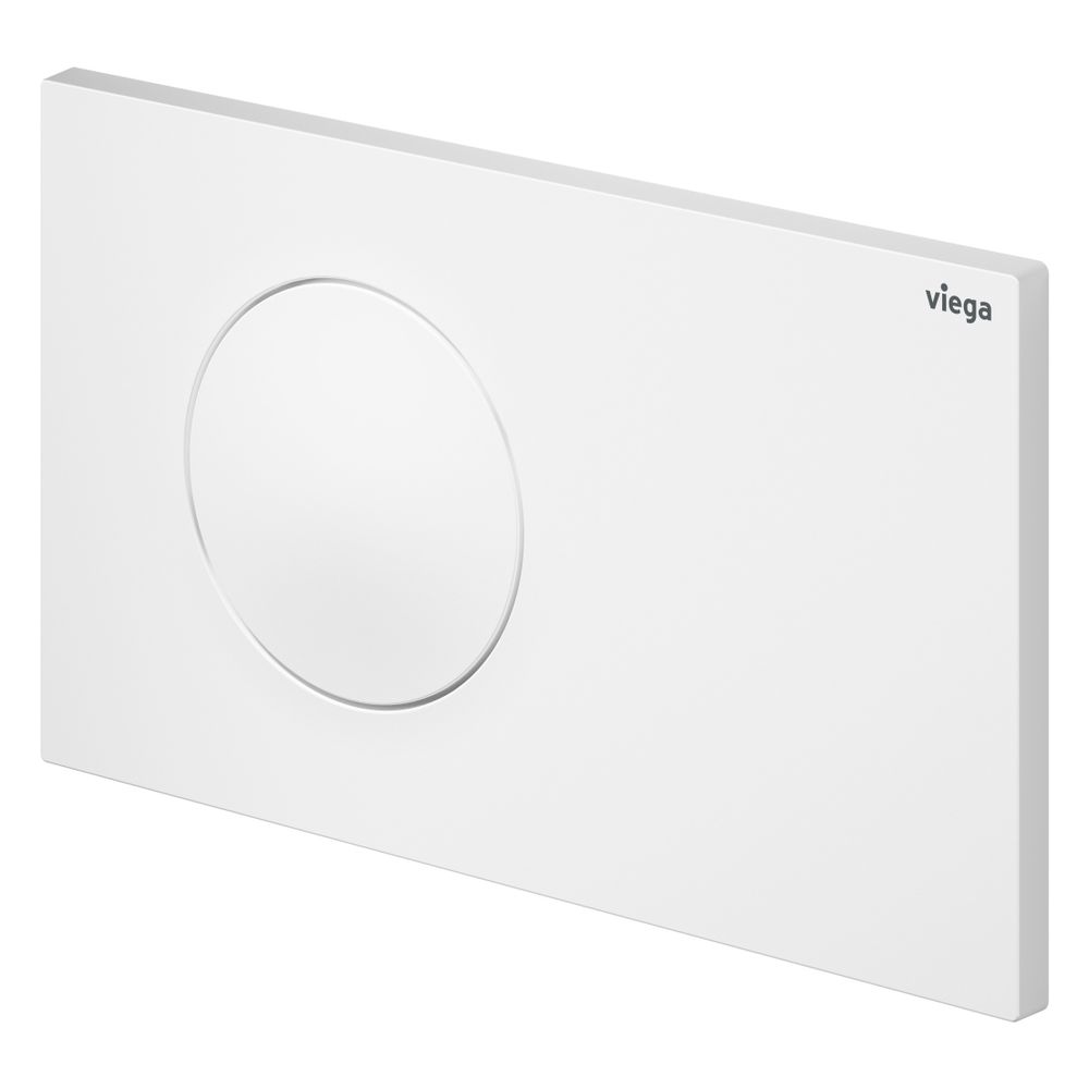 Viega Visign For Style 26 Wc-betätigungsplatte 8616.1, Kunststoff, Weiß-alpin