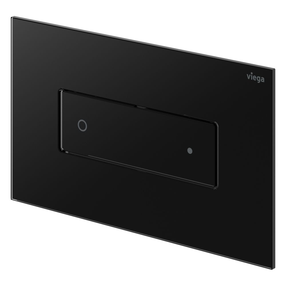 Viega Visign For Style 22 Wc-betätigungsplatte 8612.1 Glas, Schwarz
