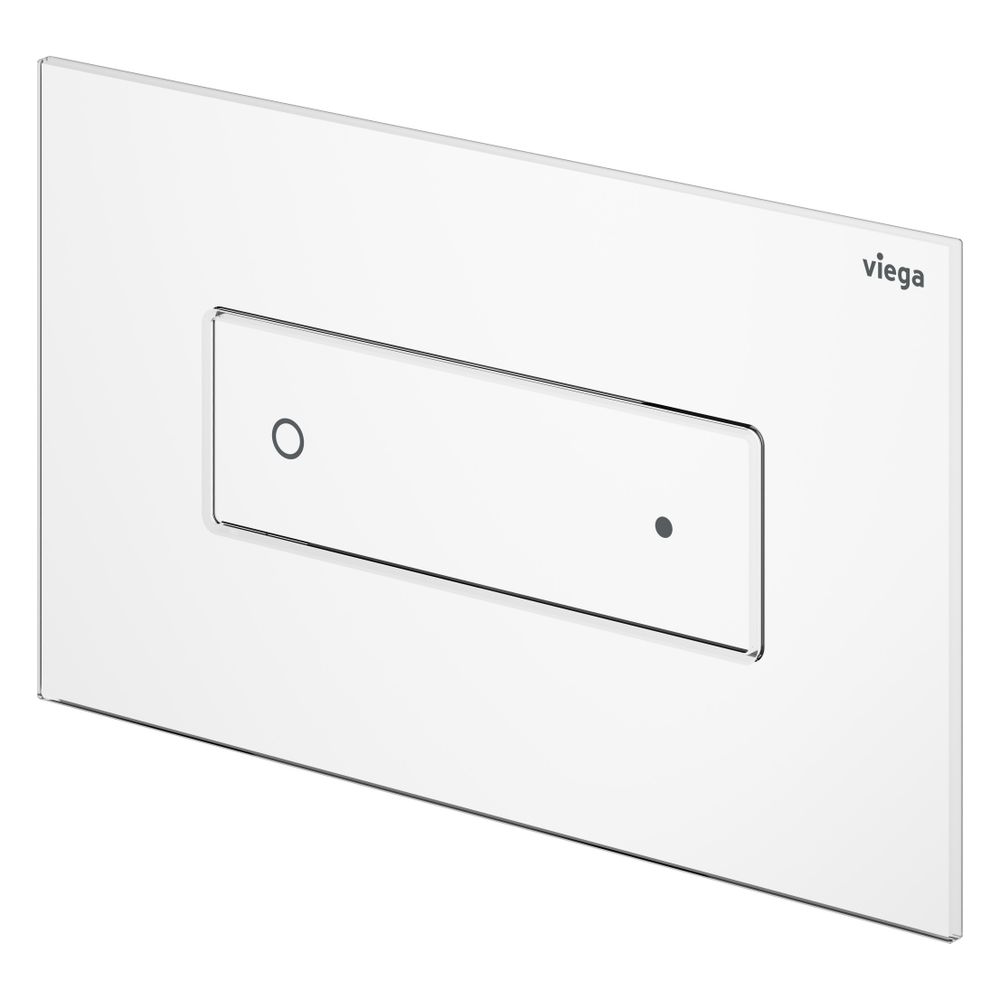 Viega Visign For Style 22 Wc-betätigungsplatte 8612.1 Glas, Weiß