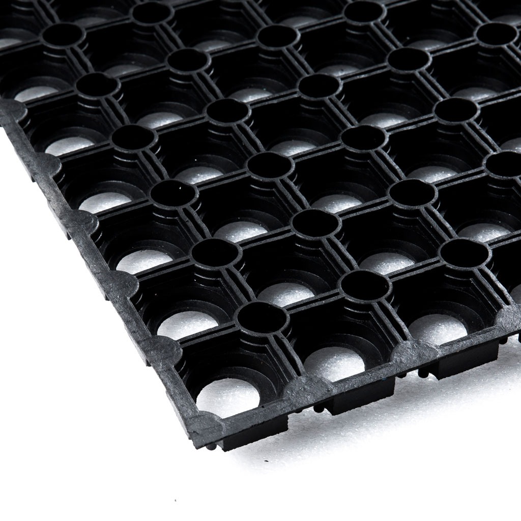Ringmatte - Naturkautschuk - 50x100 Cm - 16 Mm Dick