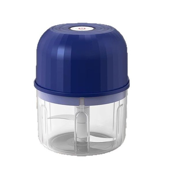 Mini-elektromixer, Neuer Mini-elektromixer, Drei-klingen-mixer, Usb-ladefunktion Für Gemüse, Fleisch, Nüsse (blau)