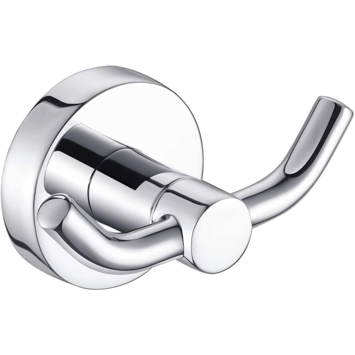 Handtuchhaken Aus Chrom Fürs Badezimmer Doppelhaken, Ideal Zum Aufhängen Von Bademänteln, Handtüchern, Küchenutensilien Und Mänteln.