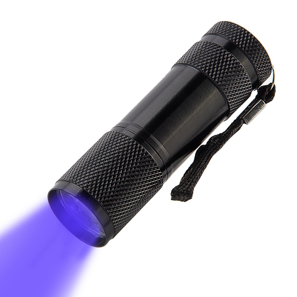 Mini-led-taschenlampe Mit Ultraviolettem/schwarzem Licht, Uv-led-taschenlampe, 395 Nm, Detektor Für Haustierurin Und Flecken, Flecken Auf Kleidung, Teppichen Oder Läufern