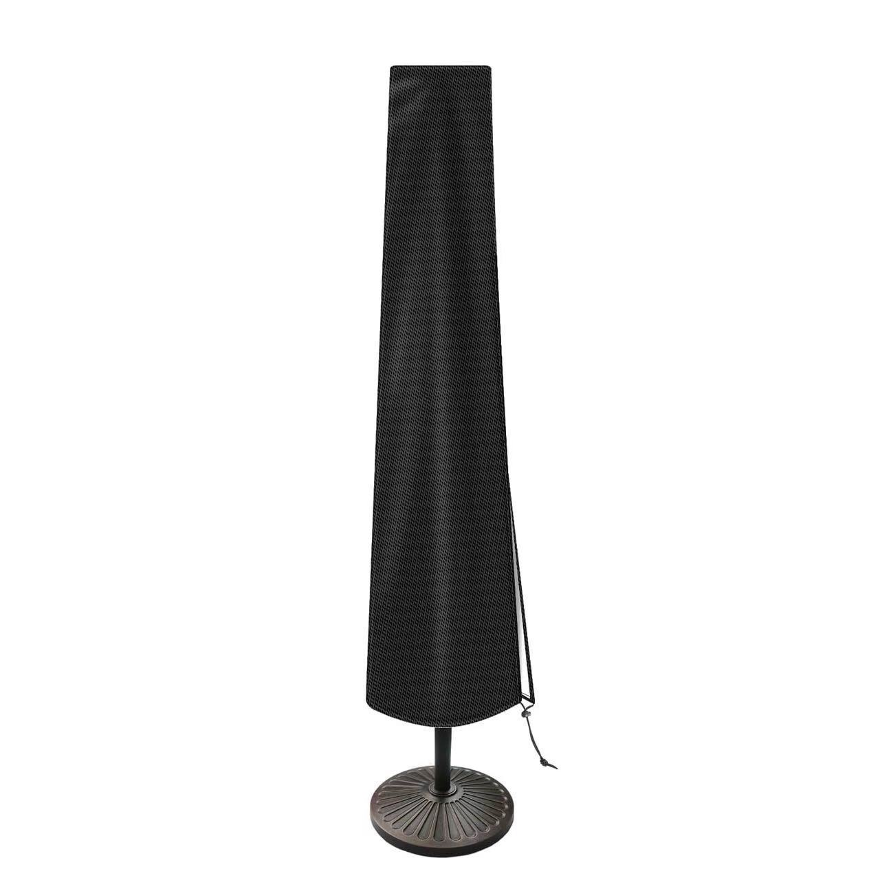 Schutzhülle Für Terrassenschirme – Schutzhülle Für Den Außenbereich, Aus Strapazierfähigem Und Wasserdichtem 210d-polyestergewebe 190 X 30 X 50 Cm (schwarz)