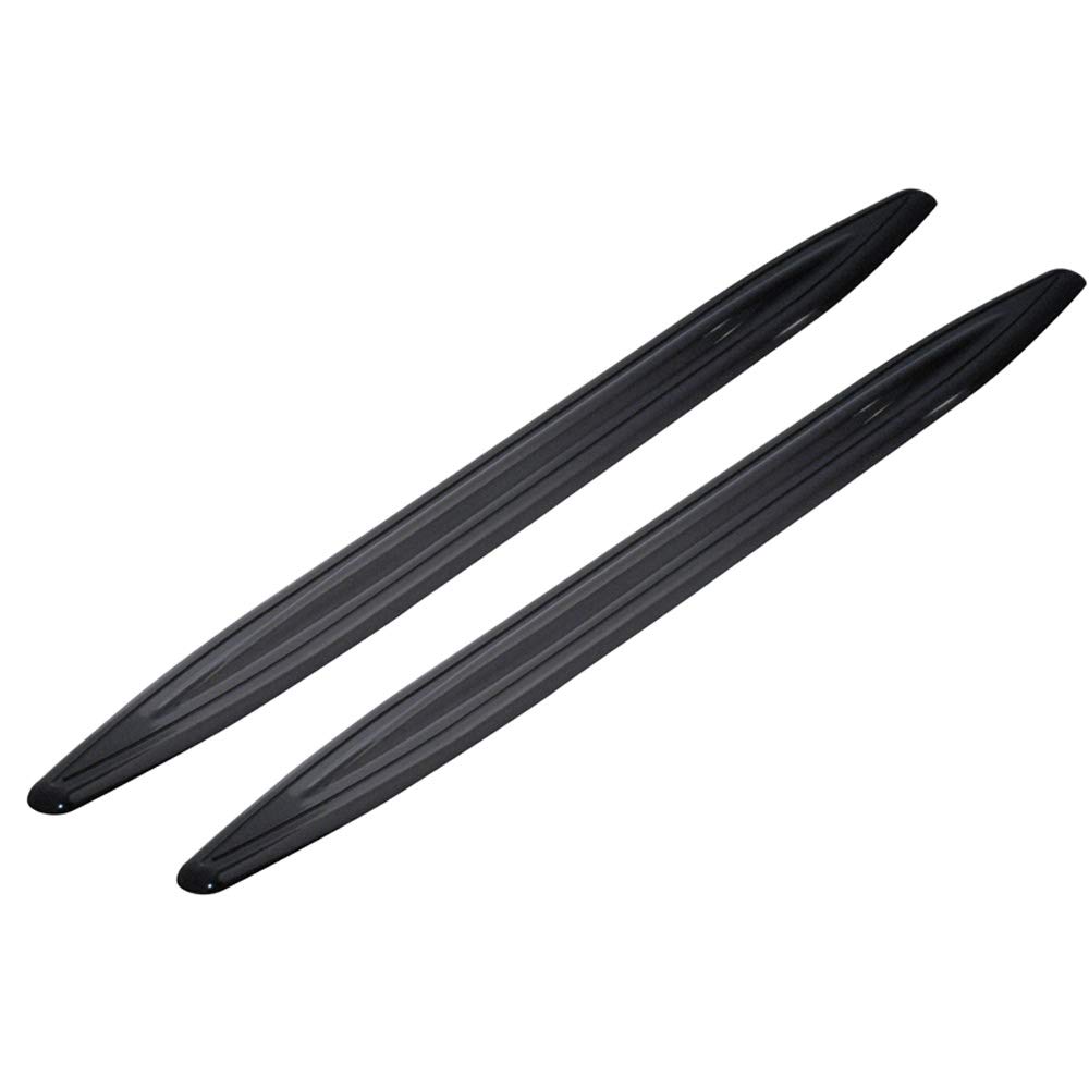 Set Mit 150 X 15 Mm Stoßstangenschutzleisten – Selbstklebend – Schwarz – 2er-set