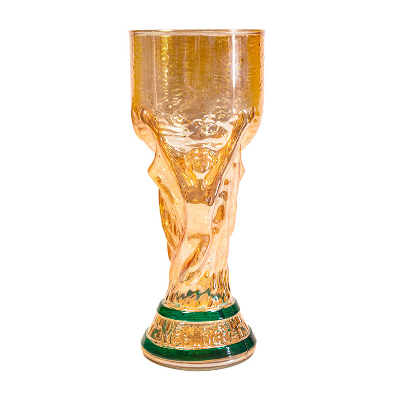 Bierglas „wm-trophäe 2026“ – 500 Ml, Robuster Glaskrug – Stilvolles Geschenk Mit Fußballmotiv Für Männer, Väter, Zum Geburtstag Und Für Spieltage