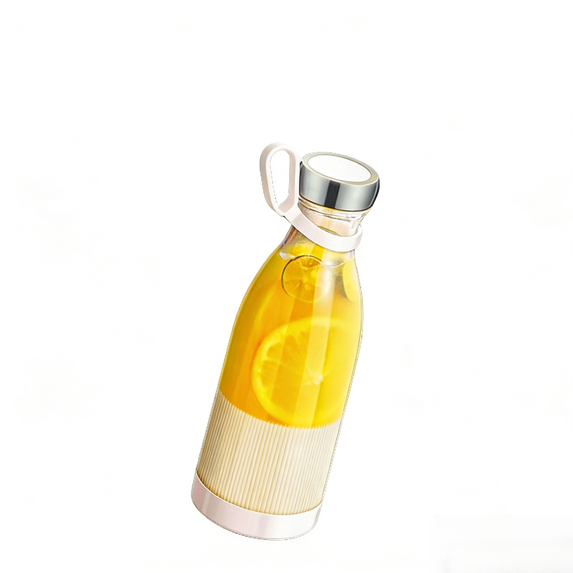 Tragbarer Mixer (ideal Für Milchshakes Und Smoothies) Ausgestattet Mit Robusten Edelstahlklingen Für Überragende Mixleistung Weiß.